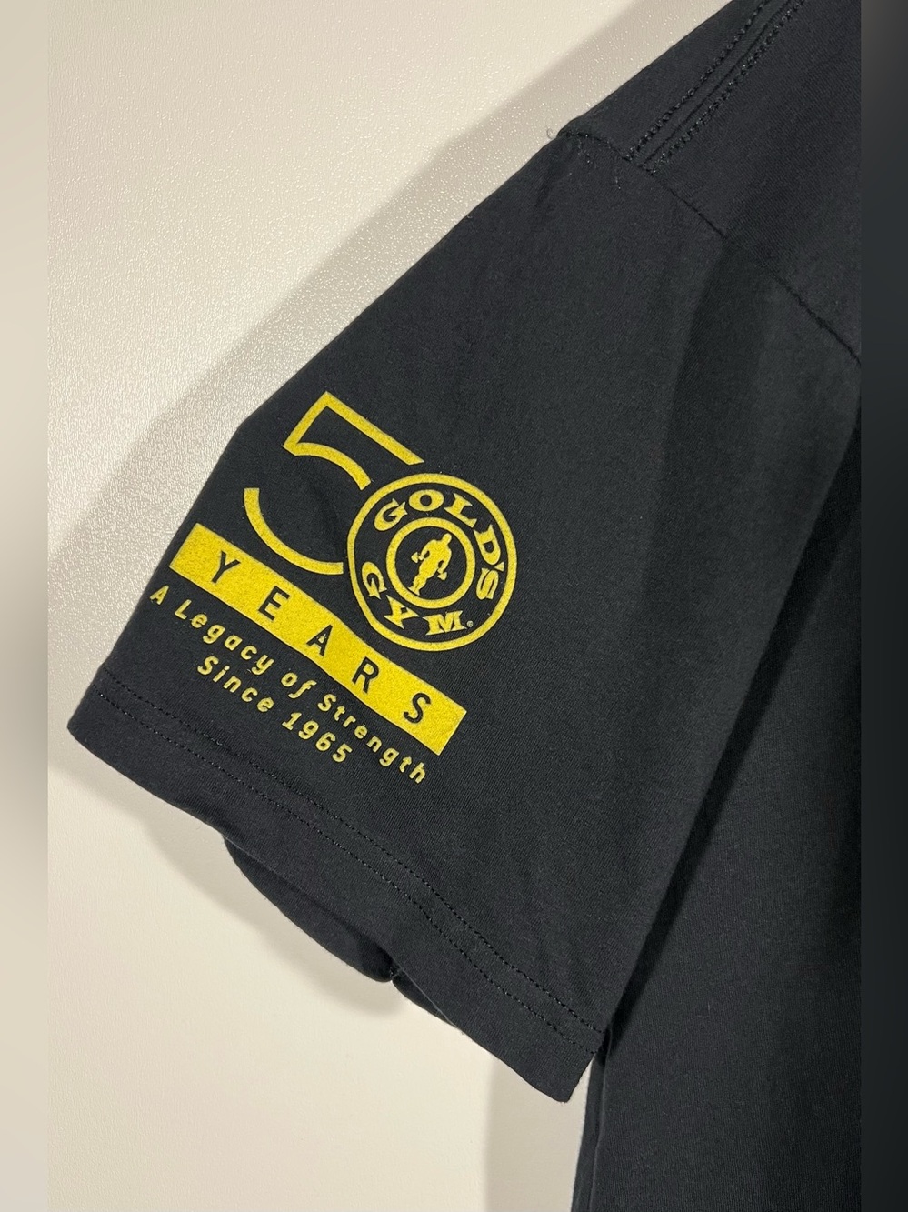 Gold's Gym Shirt Mens 3XL Black Legacy In The Making 50 Years Graphic Logo Gym - Picture 7 of 8